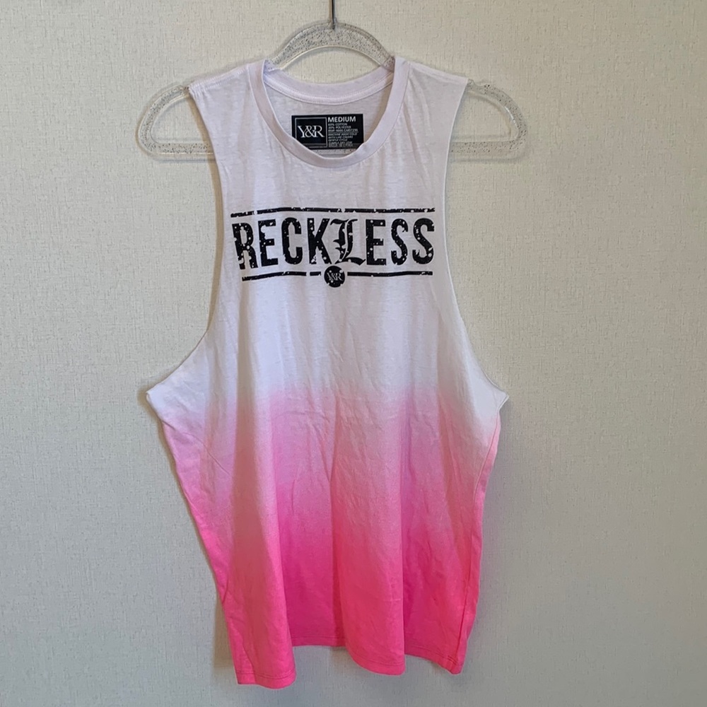 Y&R Reckless Racerback Ombré Tank • Size M